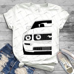 Ford Mustang Fifth Generation Best Shirt Design - Vintage Men's Shirt Tshirt For Women Classic Handmade Shirt Retro Graphic Tee