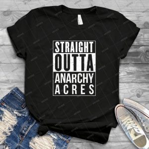 Fortnite Battle Royale-Straight Outta Anarchy Acres - Gift Idea Shirt For Men Tee For Women Classic Retro Vintage Graphic T-Shirt