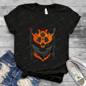 Fox Head - Vintage Men's Shirt Tshirt For Women Classic Handmade Shirt Retro Graphic Tee