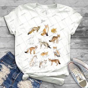 Foxes T Shirt - Best Unisex Trending Handmade T-shirt Gift Idea For Men T-shirt For Woman
