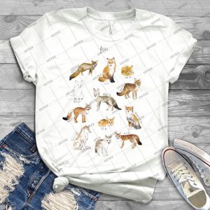 Foxes T Shirt 3 - Trending Shirt For Women Vintage Retro Tee For Men Kid's T-Shirt Handmade Shirt