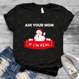 Frag Deine Mutter, Wenn Ich Echt Bin 35 - Vintage Men's Shirt Tshirt For Women Classic Handmade Shirt Retro Graphic Tee