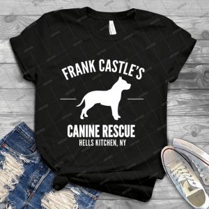 Frank Castle - Dog Rescue 82 - Trending Shirt For Women Vintage Retro Tee For Men Kid's T-Shirt Handmade Shirt