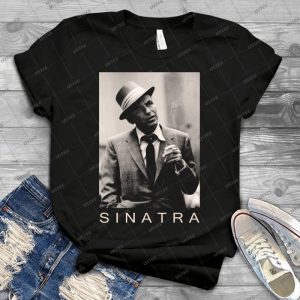 Frank Sinatra 34 - Vintage Men's Shirt Tshirt For Women Classic Handmade Shirt Retro Graphic Tee