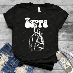 Frank Zappa Givin The Finger - Vintage Men's Shirt Tshirt For Women Classic Handmade Shirt Retro Graphic Tee