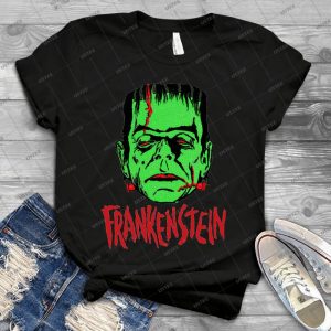 Frankenstein - Vintage 1960 S Style 28 - Vintage Men's Shirt Tshirt For Women Classic Handmade Shirt Retro Graphic Tee