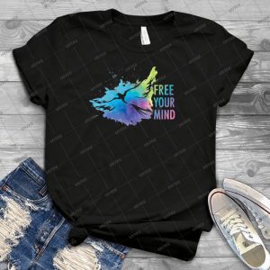 Free Your Mind - Dove 65 - Best Unisex Trending Handmade T-shirt Gift Idea For Men T-shirt For Woman