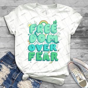 Freedom Over Fear 48 - Trending Shirt For Women Vintage Retro Tee For Men Kid's T-Shirt Handmade Shirt
