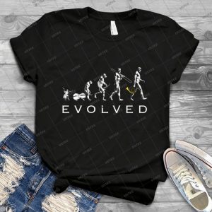 French Horn Evolution - Vintage Men's Shirt Tshirt For Women Classic Handmade Shirt Retro Graphic Tee
