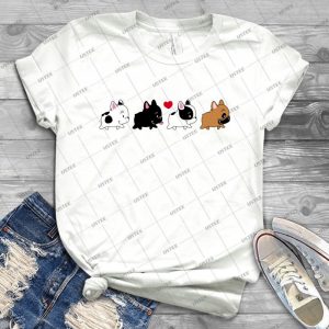 Frenchie Family 43 - Gift Idea Shirt For Men Tee For Women Classic Retro Vintage Graphic T-Shirt