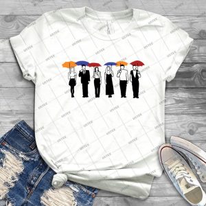 Friends Tv Show Umbrella - Gift Idea Shirt For Men Tee For Women Classic Retro Vintage Graphic T-Shirt
