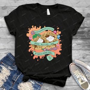 Friends, Waffles, Work- - Parks And Rec - - Best Unisex Trending Handmade T-shirt Gift Idea For Men T-shirt For Woman