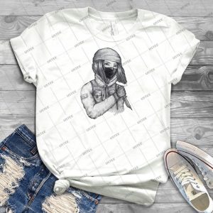 Frost Sketch - Vintage Men's Shirt Tshirt For Women Classic Handmade Shirt Retro Graphic Tee