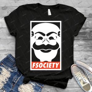 Fsociety - Gift Idea Shirt For Men Tee For Women Classic Retro Vintage Graphic T-Shirt