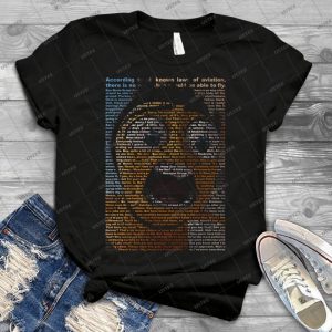 Full Bee Movie Script - Gift Idea Shirt For Men Tee For Women Classic Retro Vintage Graphic T-Shirt