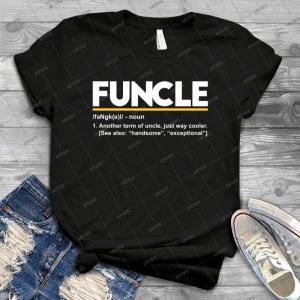 Funcle Definition Funny Gift Shirt - Gift Idea Shirt For Men Tee For Women Classic Retro Vintage Graphic T-Shirt