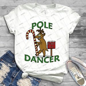 Funny Christmas Dancer Reindeer North Pole Pun 12 - Best Unisex Trending Handmade T-shirt Gift Idea For Men T-shirt For Woman