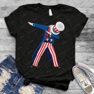 Funny Dabbing Uncle Sam 4th Of July T-Shirt 93 - Best Unisex Trending Handmade T-shirt Gift Idea For Men T-shirt For Woman