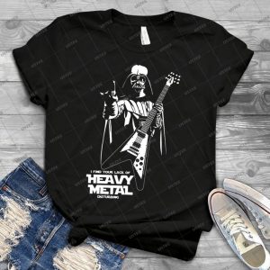 Funny Darth Vader Heavy Metal - Best Unisex Trending Handmade T-shirt Gift Idea For Men T-shirt For Woman