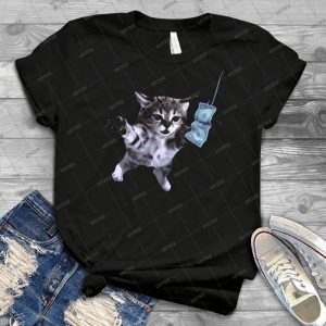 Funny Grunge Cat 94 - Best Unisex Trending Handmade T-shirt Gift Idea For Men T-shirt For Woman