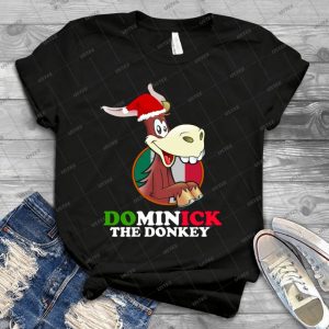 Funny Italian Dominick The Christmas Donkey Tee Shirt - Best Unisex Trending Handmade T-shirt Gift Idea For Men T-shirt For Woman