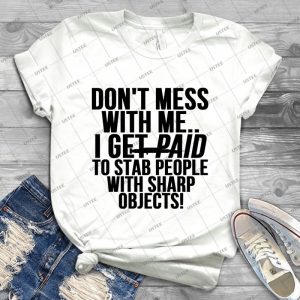 Funny Nurse Shirt - Gift Idea Shirt For Men Tee For Women Classic Retro Vintage Graphic T-Shirt
