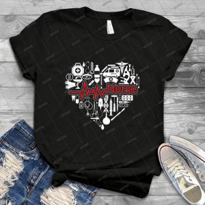 Funny Nurse T-Shirts- Love Gifts For Nurse - Gift Idea Shirt For Men Tee For Women Classic Retro Vintage Graphic T-Shirt