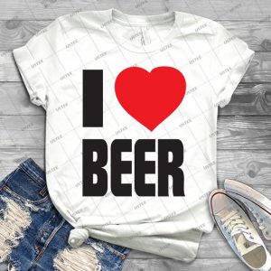 Funny Shirt - I Love Beer 33 - Best Unisex Trending Handmade T-shirt Gift Idea For Men T-shirt For Woman