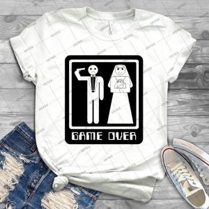 Funny Wedding 15 - Vintage Men's Shirt Tshirt For Women Classic Handmade Shirt Retro Graphic Tee