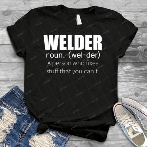 Funny Welder Definition T Shirt - Vintage Men's Shirt Tshirt For Women Classic Handmade Shirt Retro Graphic Tee
