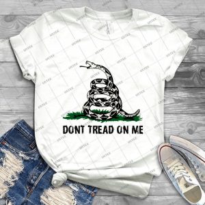 Gadsden Flag Dont Tread On Me - Vintage Men's Shirt Tshirt For Women Classic Handmade Shirt Retro Graphic Tee