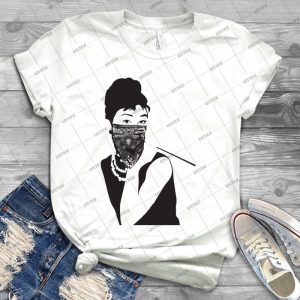 Gangster Audrey Hepburn - Tshirt 66 - Trending Shirt For Women Vintage Retro Tee For Men Kid's T-Shirt Handmade Shirt