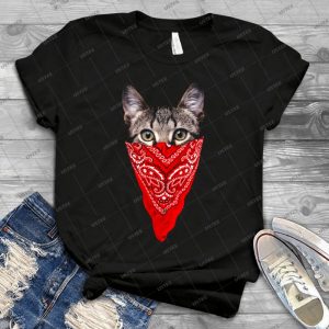 Gangster Cat - Gift Idea Shirt For Men Tee For Women Classic Retro Vintage Graphic T-Shirt