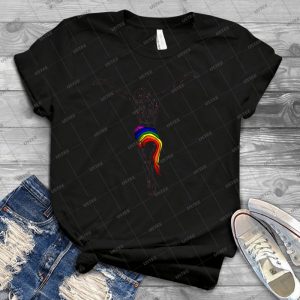 Gay Christ Wearing Rainbow Lgbt Loincloth 44 - Best Unisex Trending Handmade T-shirt Gift Idea For Men T-shirt For Woman