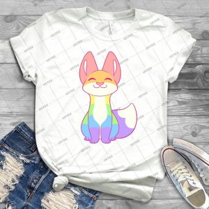 Gay Pride Fox 67 - Trending Shirt For Women Vintage Retro Tee For Men Kid's T-Shirt Handmade Shirt