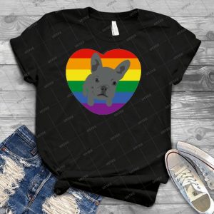 Gay Pride, French Bulldog Design - Best Unisex Trending Handmade T-shirt Gift Idea For Men T-shirt For Woman