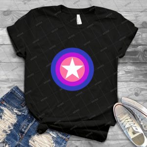 Genderqueer Pride Shield - Best Unisex Trending Handmade T-shirt Gift Idea For Men T-shirt For Woman