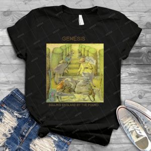 Genesis - Selling England By The Pound 19 - Vintage Men's Shirt Tshirt For Women Classic Handmade Shirt Retro Graphic Tee