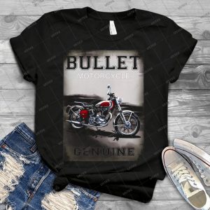 Genuine Bullet 26 - Vintage Men's Shirt Tshirt For Women Classic Handmade Shirt Retro Graphic Tee