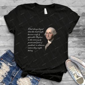 George Washington Quote On Shithole Countries - Gift Idea Shirt For Men Tee For Women Classic Retro Vintage Graphic T-Shirt