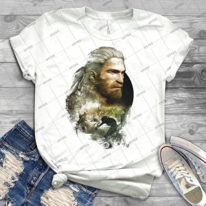 Geralt Of Rivia - The Witcher 3 78 - Trending Shirt For Women Vintage Retro Tee For Men Kid's T-Shirt Handmade Shirt