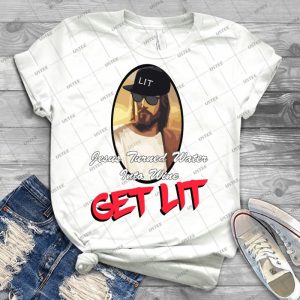 Get Lit Like Jesus 42 - Trending Shirt For Women Vintage Retro Tee For Men Kid's T-Shirt Handmade Shirt