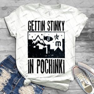 Gettin Stinky In Pochinki - Black Print - - Best Unisex Trending Handmade T-shirt Gift Idea For Men T-shirt For Woman