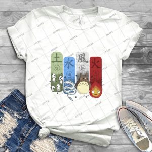 Ghibli Elemental Charms - Gift Idea Shirt For Men Tee For Women Classic Retro Vintage Graphic T-Shirt