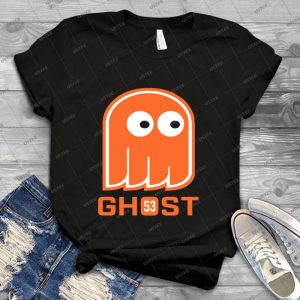 Ghost Bear Hockey Dude - Vintage Men's Shirt Tshirt For Women Classic Handmade Shirt Retro Graphic Tee