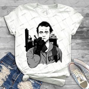 Ghostbusters Peter Venkman Bill Murray Illustration 40 - Best Unisex Trending Handmade T-shirt Gift Idea For Men T-shirt For Woman