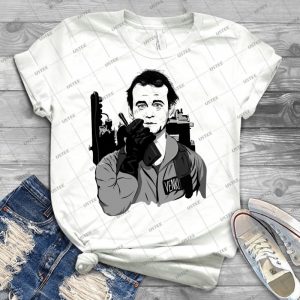 Ghostbusters Peter Venkman Bill Murray Illustration 74 - Vintage Men's Shirt Tshirt For Women Classic Handmade Shirt Retro Graphic Tee