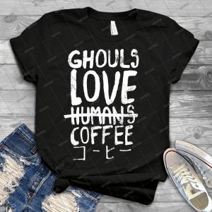Ghouls Love Coffee 76 - Trending Shirt For Women Vintage Retro Tee For Men Kid's T-Shirt Handmade Shirt