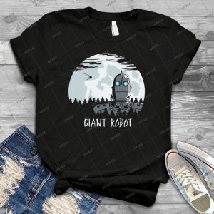 Giant Robot 61 - Vintage Men's Shirt Tshirt For Women Classic Handmade Shirt Retro Graphic Tee
