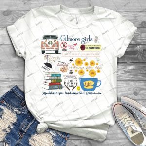 Gilmore Girls Collage, Mint Green 5 - Best Unisex Trending Handmade T-shirt Gift Idea For Men T-shirt For Woman